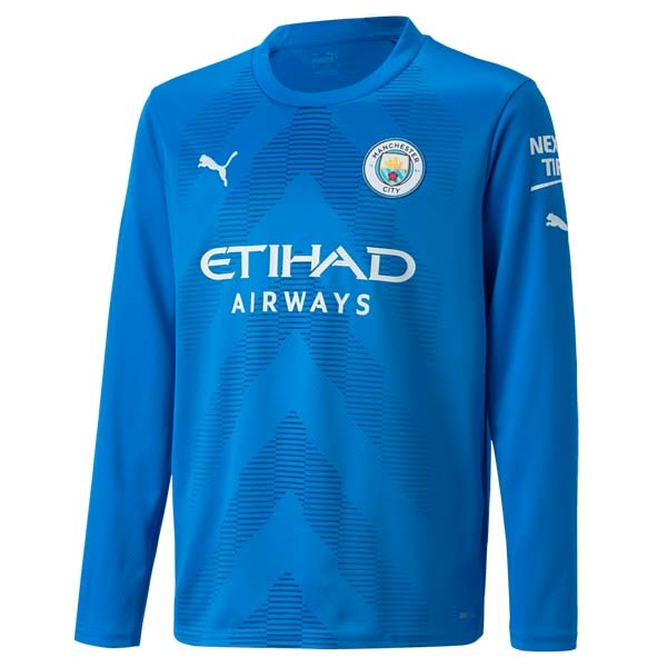 Tailandia Camiseta Manchester City Portero ML 2022/23 Azul